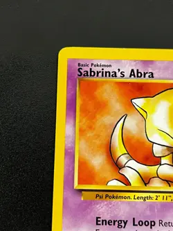 Sabrina's Abra 91/132 - Gym Heroes Vintage WOTC Pokemon TCG Card LP - Image 5
