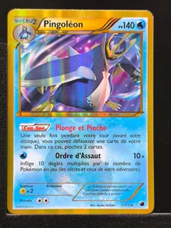 Carte Pokemon Pingoleon 117/116 Noir & Blanc NB Glaciation Plasma FR - Image 2