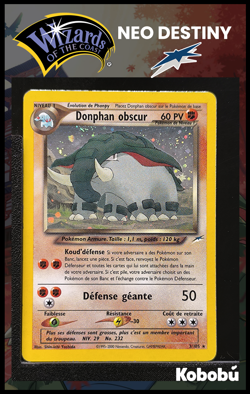 Carte Pokemon Donphan Obscur 3/105 Edition 2 Ed 2 Neo Destiny Wizards FR - Image 1