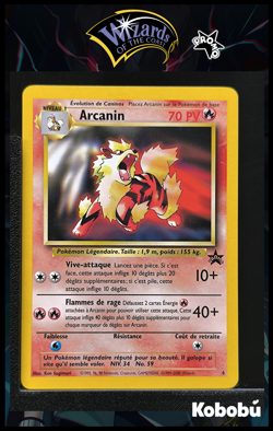 Carte Pokemon Arcanin Promo 6 BlackStar Wizards Promo FR - Image 1