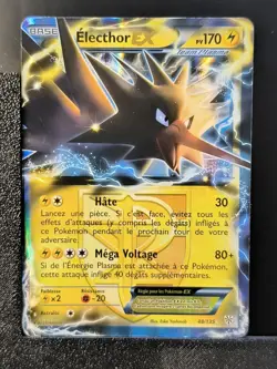 Carte Pokemon Electhor EX 48/135 Noir & Blanc Tempete Plasma FR - Image 2