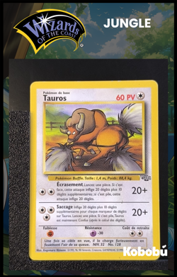 Carte Pokemon Tauros 47/64 Edition 2 Ed 2 Jungle Wizards 4 - Image 1