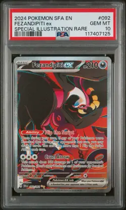 Pokemon Fezandipiti ex Sv: Shrouded Fable Special Illustration Rare Foil PSA 10 - Image 1