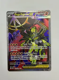 Mega Zygarde Ex 104 & 047/088 - Full Art Ultra Rare Perfect Order NM/M - Pokemon - Image 2