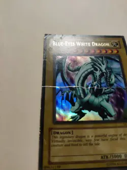 Blue-Eyes White Dragon LOB-001 Ultra Rare HP - Image 2