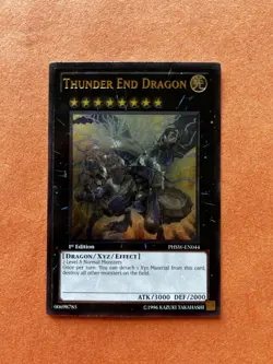 Yugioh Thunder End Dragon PHSW-EN044 1st Edition Ultimate Rare 3000/2000 - Image 2