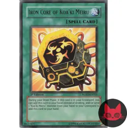 Yugioh Iron Core of Koa'ki Meiru RGBT-EN055 Rare 1st Edition LP - Image 1