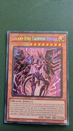 Yu-Gi-Oh! Maze of the Master Galaxy-Eyes Tachyon Primal MZTM-EN011 - Image 1