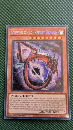 Yu-Gi-Oh! Maze of the Master Schwarzschild Infinity Dragon MZTM-EN013 - Image 1