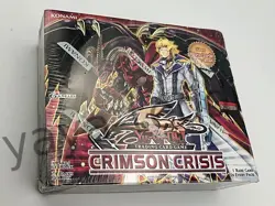 YuGiOh 5D's Crimson Crisis Booster Pack Box - Unlimited - Factory Sealed - Image 1