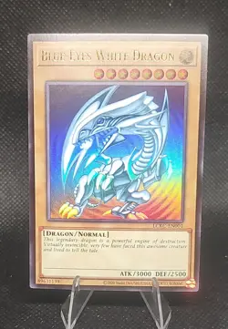 Blue-Eyes White Dragon (Version 2) LCKC-EN001 Legendary Collection Kaiba... - Image 1