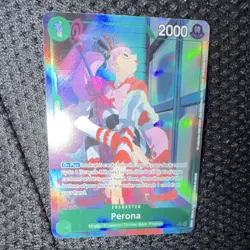 One Piece CCG Bandai Perona OP09-034 Special Holo Character Muggy Kingdom 2000 - Image 1