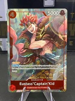 One Piece Eustass Captain Kid FULL ART OP14-014 Rare - English - Dash Pack - Image 1