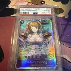 2025 ONE PIECE PRB02 PREMIUM BOOSTER #010 CHARLOTTE PUDDING PSA 10 - Image 2
