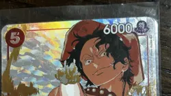 One Piece Portgas.D.Ace P-028 Gift Collection 2023 Alt Art Promo Foil NM - Image 3