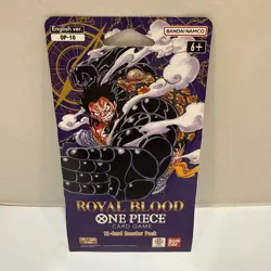 One Piece OP-10 Royal Blood Sleeved Booster Pack- Sealed English Version - Image 1