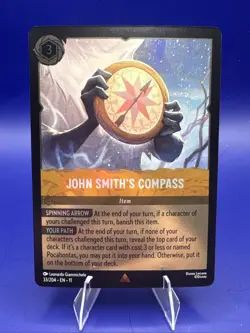 Disney Lorcana-Winterspell-John Smith's Compass-#33-Cold Foil-M/NM - Image 1