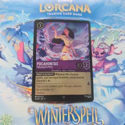 Disney Lorcana TCG Pocahontas Following The Wind Cold Foil Super Rare... - Image 1