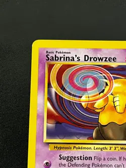 Sabrina's Drowzee 92/132 - Gym Heroes Vintage WOTC Pokemon TCG Card LP - Image 5