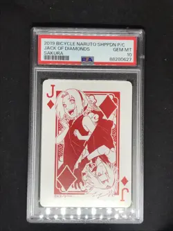 2019 Bicycle Naruto Shippuden Poker Playing Cards Naruto Uzumaki Sakura~ PSA10 - Image 4