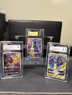 Pokemon TCG 3 Card CGC Graded Lot Pristine 10 Sawk, Latios AR, Lucario Vstar - Image 1