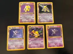 POKEMON CARD JOB LOT - HOLO- FOSSIL - TEAM ROCKET - VINTAGE - Image 1