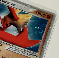 Blaziken EX 90/100 Crystal Guardians Holo Rare SWIRL MP Pokemon Card - Image 2