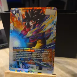Son Goku : GT FB09-100 Alternate Art SR Dual Evolution Dragon Ball Card English - Image 1