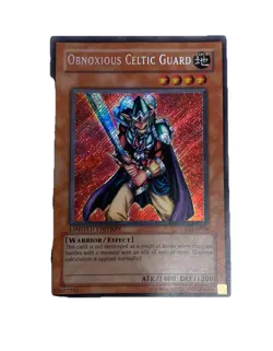 Obnoxious Celtic Guard CT1-EN006 Secret Rare Limited Edition YuGiOh Card - Image 4