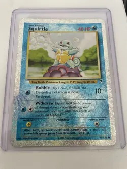 Squirtle 95/110 Legendary Collection Reverse Holo - Rare Vintage Pokemon Card - Image 2