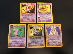 POKEMON CARD JOB LOT - HOLO- BASE SET - TEAM ROCKET - VINTAGE - Image 1