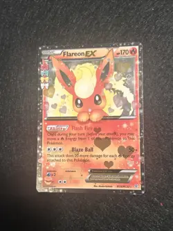Flareon EX RC6/RC32 Generations: Radiant Collection Holo Pokemon Card LP+ NM - Image 1