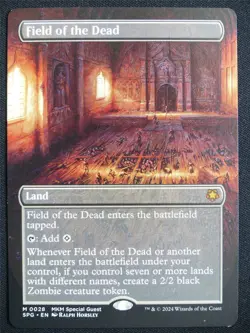 Field of the Dead Borderless - SPG - Mtg Card #219 - Image 1
