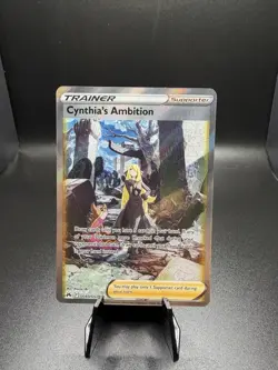 Pokemon TCG Cynthia's Ambition GG60 Crown Zenith Trainer Gallery Card - Image 1