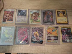 10 Pokemon Card Lot pikachu, dragonite, Giratina, Iono, Ceruledge - Image 1