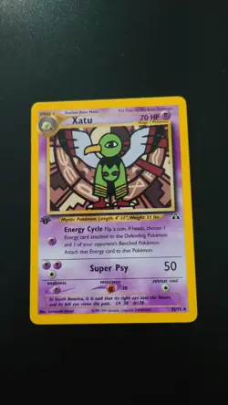 Pokemon Cards: 1st Edition Neo Discovery Uncommon: Xatu 52/75 - Image 1