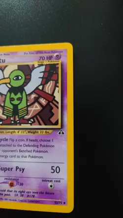 Pokemon Cards: 1st Edition Neo Discovery Uncommon: Xatu 52/75 - Image 5