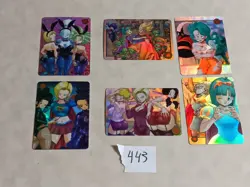 6 SEXY WAIFU DRAGON BALL Z ACG HOLOFOIL Cards - Image 1