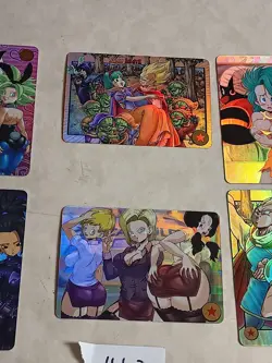 6 SEXY WAIFU DRAGON BALL Z ACG HOLOFOIL Cards - Image 3
