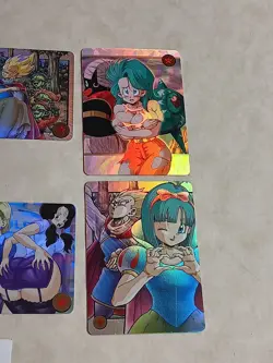 6 SEXY WAIFU DRAGON BALL Z ACG HOLOFOIL Cards - Image 4