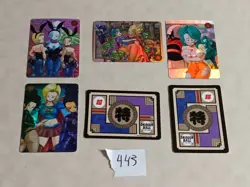 6 SEXY WAIFU DRAGON BALL Z ACG HOLOFOIL Cards - Image 5