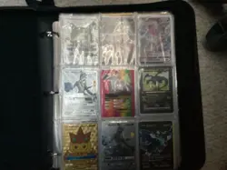 complete set of pkemon cards in binder - Image 1
