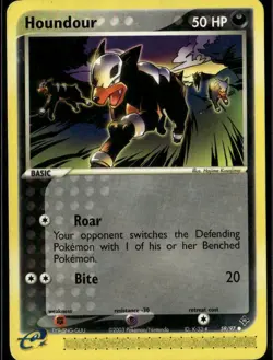 Houndour Common Dragon 59/97 Darkness Pokemon Card - Image 1