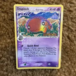 Trapinch 69/101 Reverse Holo Common EX Dragon Frontiers Pokemon Card - Image 1