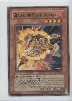 Gladiator Beast Laquari YuGiOh Turbo Pack: Booster 1 #TU01-EN017 2009 - Image 1