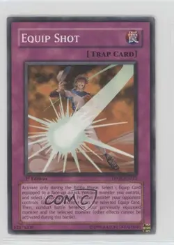 Equip Shot 1st Ed. YuGiOh Yusei Fudo Duelist Pack #DP08-EN021 2009 - Image 1