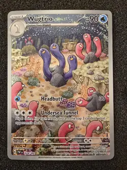 Wugtrio 224/091 - IR - NM - Paldean Fates - Pokemon TCG - Image 1