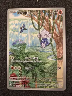 Meditite 153/142 - IR - NM - Stellar Crown - Pokemon TCG - Image 1
