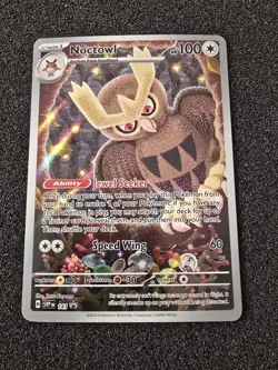Noctowl 141 - SIR - NM - Stellar Crown ETB Promo - Pokemon TCG - Image 1