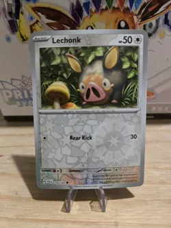 Pokemon TCG: Stellar Crown - Reverse Holo - 126/142 - Lechonk - Image 1